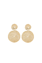 Once Small Lucky Earrings, Gold-Plated Metal